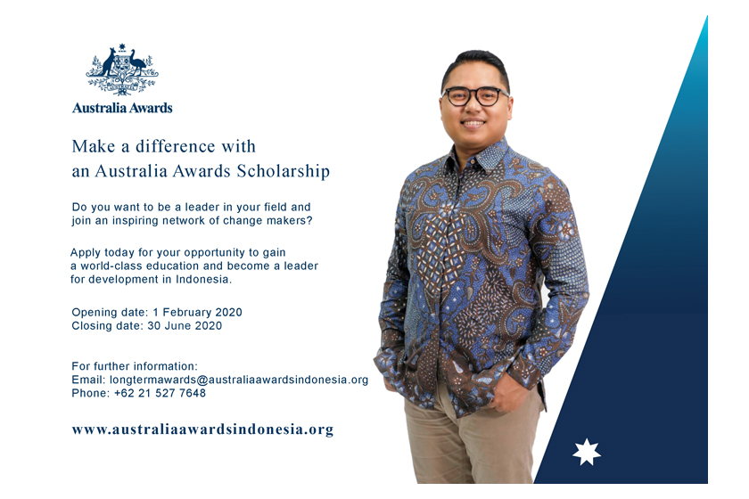 Deadline for Australia Awards Postgraduate Scholarships Extended until 30 June 2020